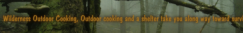 Wilderness Outdoor Cooking, Outdoor cooking and a shelter take you along way toward survival