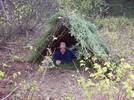 A-Frame Shelter a survival shelter for the wilderness